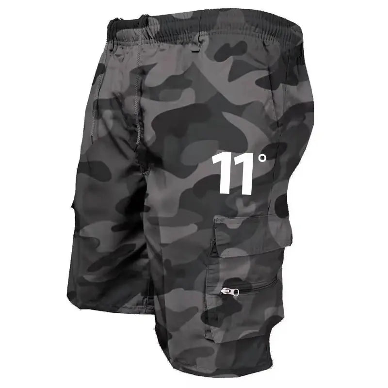 Pantalones cortos cargo para exteriores, monos para hombre, pantalones cortos de ciclismo con cintura elástica, multibolsillos, holgados, para trabajo, para playa, deportivos, estampados