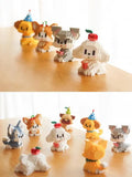 DIY Cute Dog Building Blocks Puppy Pet Model Animal Assemble Bricks Set Poodle Corgi Husky Cartoon Table Decor Gift for Kids