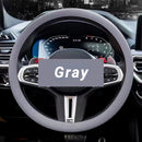 Anti-Slip Silicone Steering Wheel Cover - Universal Fit, Soft & Odorless Fits 14''/15'' Wheels, Durable & All-Season