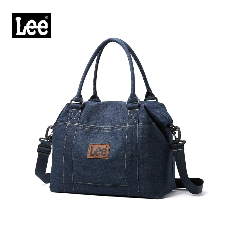 LEE Casual Weekends Overnight Luggage Travel Bag Women Men Waterproof Dry Wet Pockets Duffle Bag Unisex Sport Fitness Gym Bag