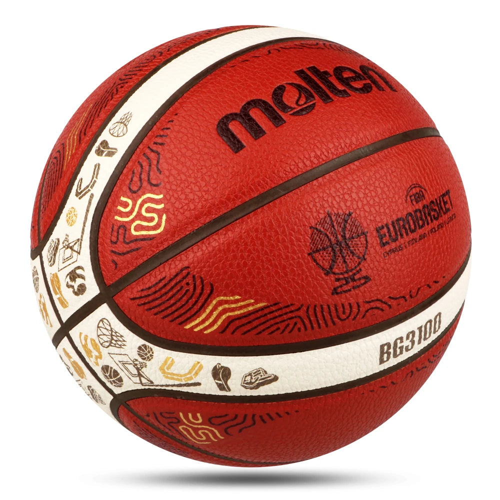 2025 Molten Basketball Official Size 7/6/5 PU Material Indoor Outdoor Men Ball Training Match Game Team Original Baloncesto