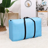 Unisex Large Capacity Luggage Bag Travel Clothes Storage Bags Zipper Oxford Weekend Bag Thin Portable Moving Luggage Bags