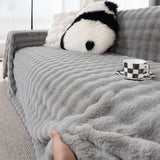 Bubble Imitation Fur Sofa Towel Faux Fur Sofa Cover Blanket Couch Cover Universal for Living Room Warm