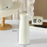 4066 Simple Plastic Vase Silver Willow Hydroponic Flowers Artificial Flower Vase Desktop Living Room Decoration Ornaments