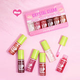 Juego de 6 paquetes de brillo de labios hidratante duradero pudín brillo de labios hidratante resistente al agua brillo de labios maquillaje cosméticos para labios