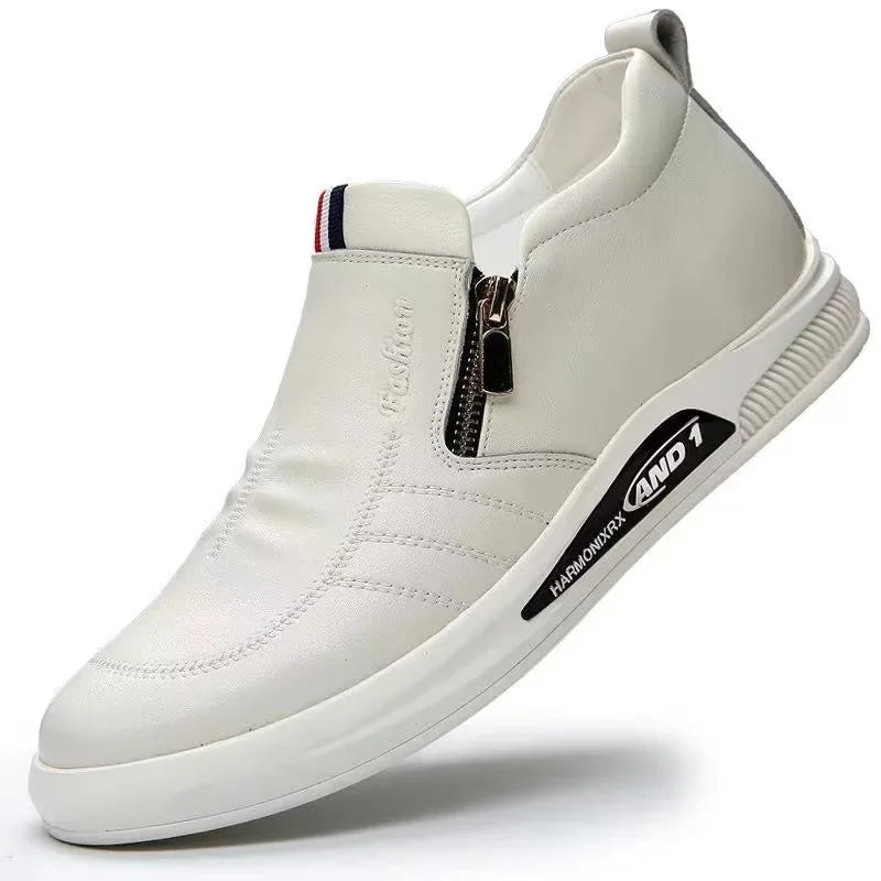 Casual Leather Shoes Men Loafers Trend Brand Business Shoes Autumn Slip-on Flat Men's Sneakers Comfortable Moccasins Zapatos Hombre