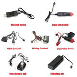 10/5/3/2/1M Glow EL Wire Neon Cable Christmas Dance Party DIY Costumes USB Switch Light Battery Voice control Lamp LED Mask Ball