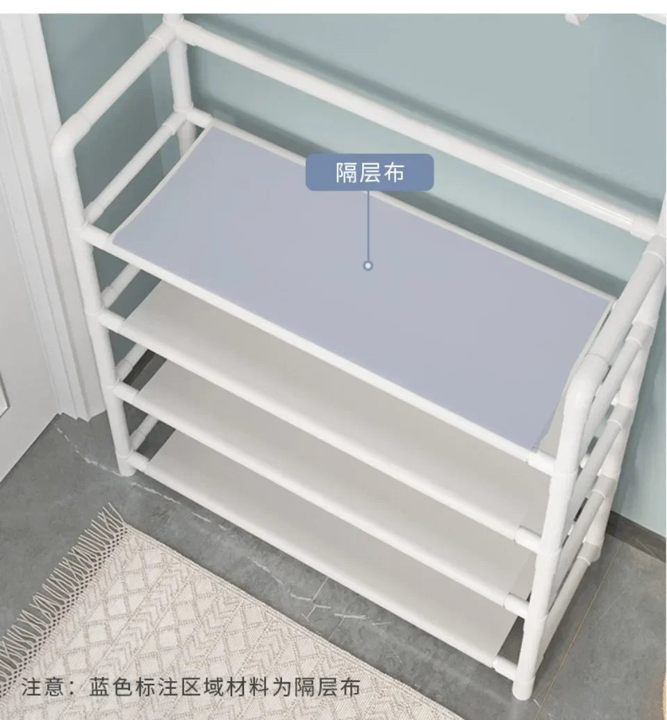 Zapatero multicapa para el hogar, multifuncional, para dormitorio, armario para zapatos y abrigos