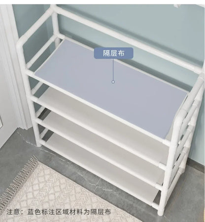 Zapatero multicapa para el hogar, multifuncional, para dormitorio, armario para zapatos y abrigos