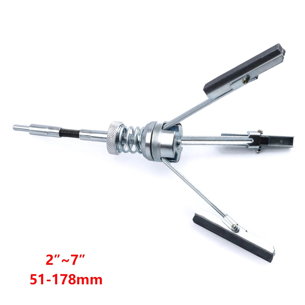 Lijadora de cilindros de tres mordazas, rectificadora de diámetro interior de acero, herramienta de bruñido de cilindros de freno de motor de automóvil, bruñidor de eje flexible de 19-64 mm