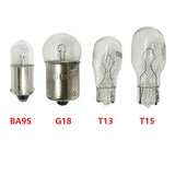 4/10P T5 T10 T13 T15 BA9S G18 Car Halogen Lamp Instrument Lights Bulb Auto Interior Light Car Styling T20 7440 7443 12V