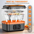 A98I-Cordless Electric Lunch Box,Rechargeable Self-Heating Food Warmer With 16000Mah Battery,For Work/Travel/Car/Office