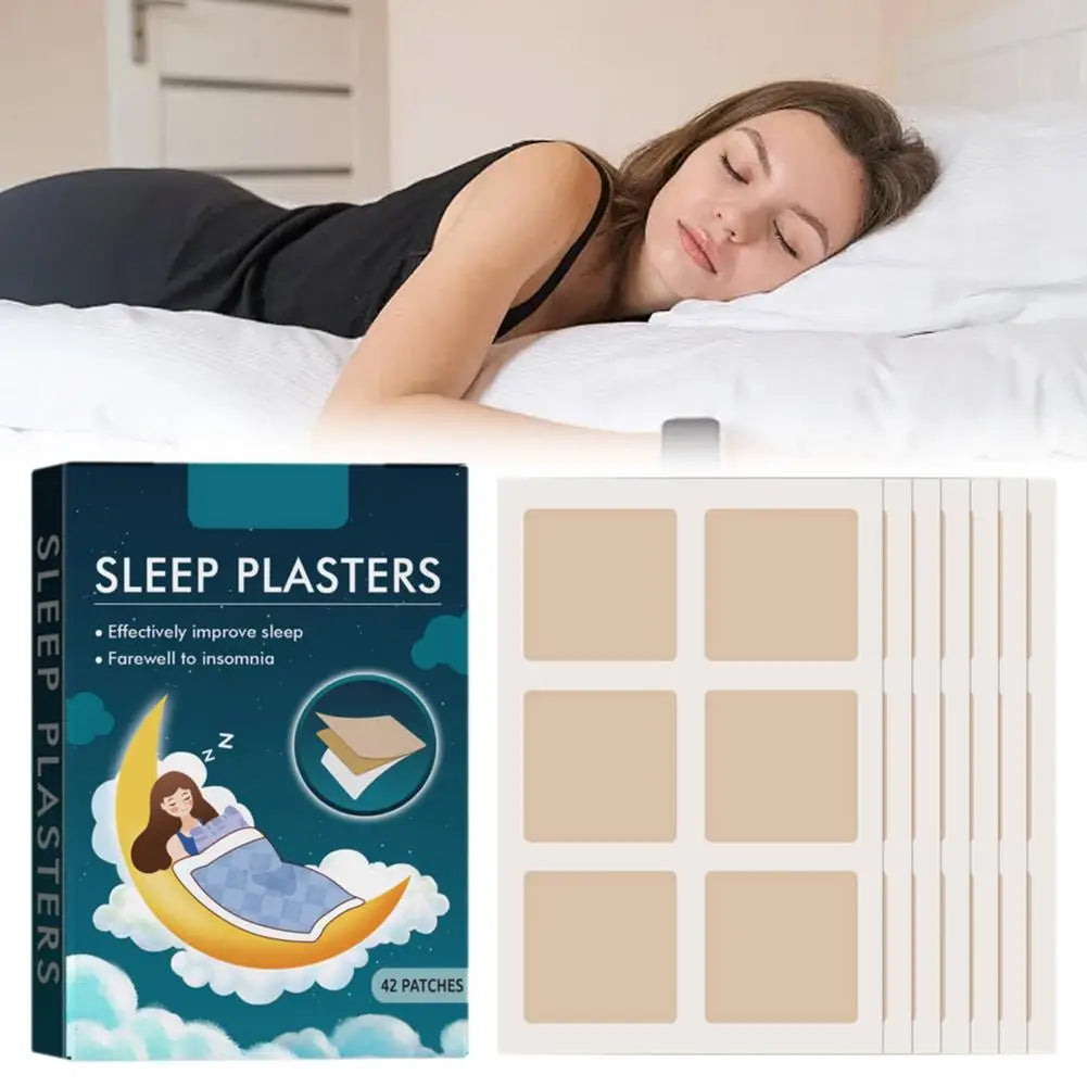 42Pcs Disposable Anti Snoring Stickers For Night Sleep Lip Nose Breathing Nasal Strips For Snoring Children Adult Stick