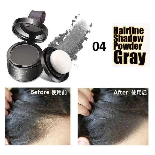 Maycheer linha fina sombra em pó cabelo pó fofo instantaneamente modificado borda do cabelo preenchido testa linha fina