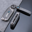 Funda de cuero de aleación de Zinc para llave de control remoto para coche, accesorios para BMW X1 U11 X7 G07 XM G09 i7 7 Series G70 LCI iX I20 U06 G81 M3 2023