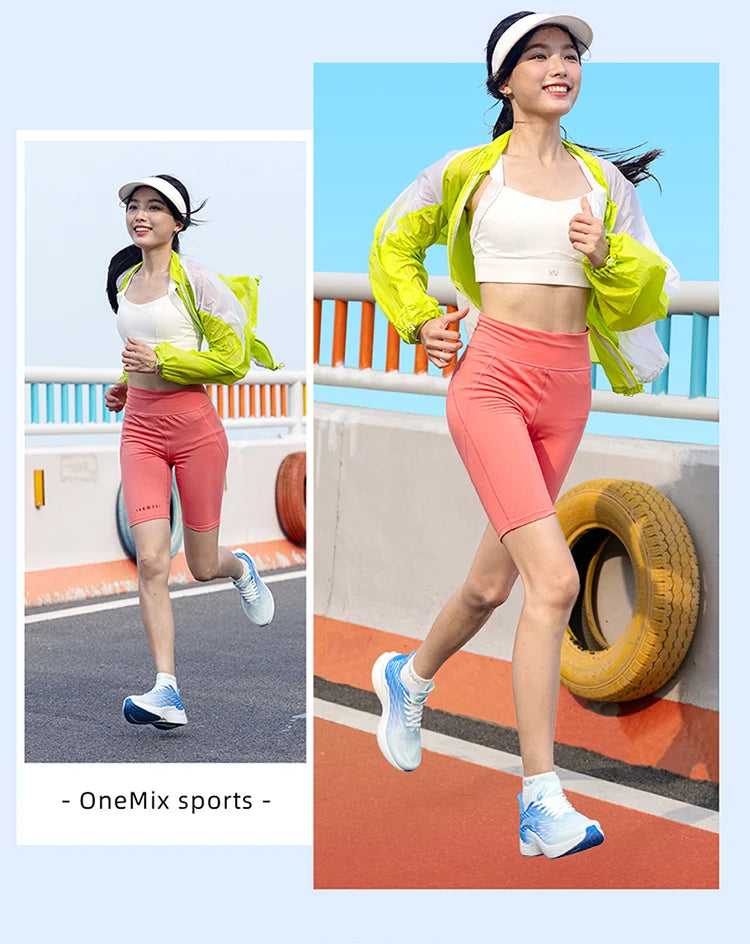Onemix 2026 Wind Wings Breathable Speed Running Shoes Men Marathon Sports Casual Women Sports Shoes Light Men Outdoor Jump Rope