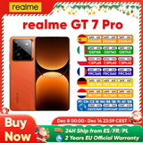 realme GT 7 Pro Smartphone 5G Global Version Snapdragon 8 Elite 6.78'' 120Hz Eco OLED Screen 120W SUPERVOOC 50MP Camera NFC GPS