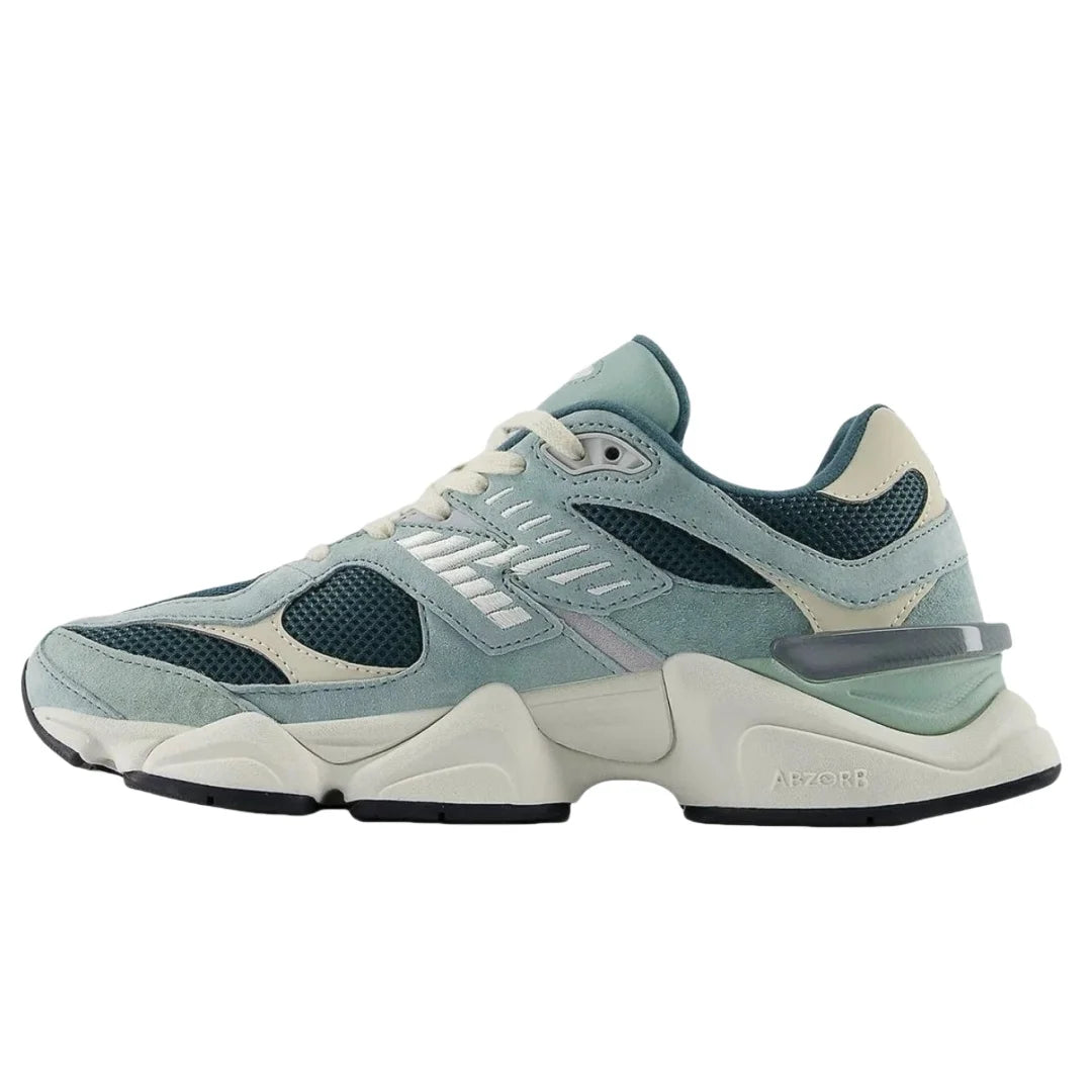 NewBalance NB 9060 Men's and Women's Casual Shoes Fashion Breathable Walking Mesh Flat Shoes Sneakers White Female Footwear
