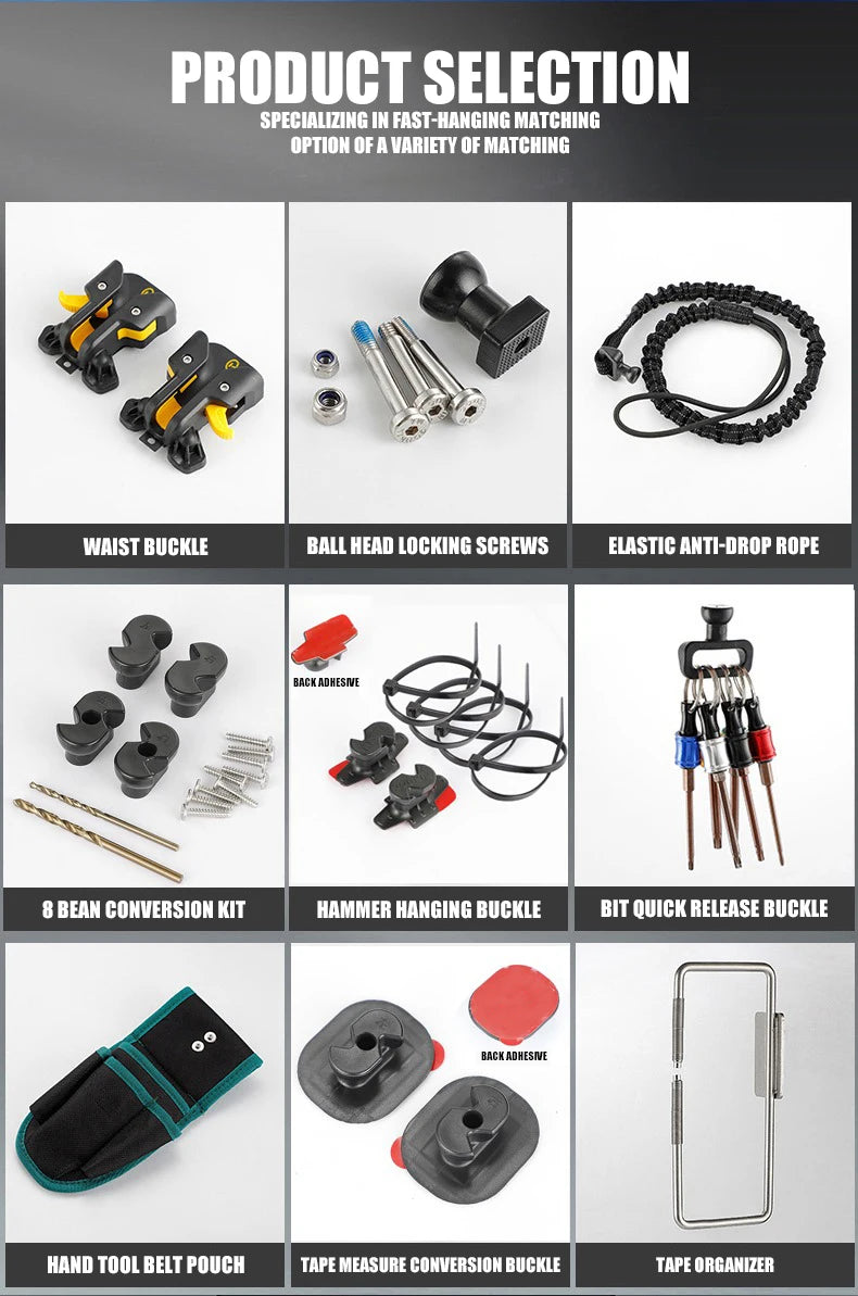 Portable Power Tools Quick Hanging Hooks Power Tool Quick Release Drill Portable Storage Self-Locking Hooks