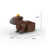 Hot Animal Series 62pcs Moc Bricks Cat Figires Diy Building Blocks Education Toys Desktop Decorative Ornaments Christmas Gifts