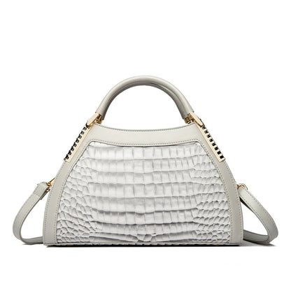 Alligator Patent Leather Shoulder Crossbody Hand Bags for Women Brand Luxury Handbags Women Bags Designer Hobos Two Layers Sac