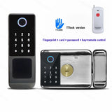Tuya WIFI Double Side Fingerprint Lock Waterproof Outdoor Gate Passcode Rfid Card Keyless Smart Door Lock