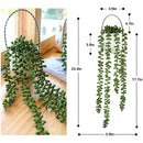 Artificial Plant Vines Wall Hanging Rattan Leaves Branches Outdoor Garden Home Decoration Plastic Fake Silk Leaf Green Plant Ivy