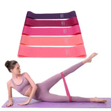 Equipo de entrenamiento de Fitness portátil, bandas de resistencia de goma para Yoga, gimnasio, goma elástica, fuerza, Pilates, Crossfit, deportes de peso para mujeres