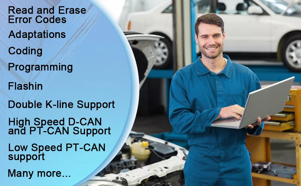 INPA K+CAN K+DCAN Automotive Connector Code Diagnostic Tool with Switch OBD2 USB Interface for BMW OBD2 Scanner OBDII Reader