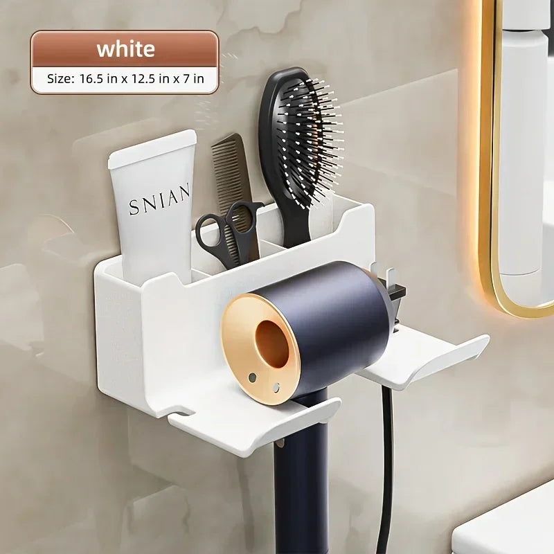 Shelf for Bathroom Dryer Cradle Wall Shelves Hair Dryer Holder Hairdryer Shower Organizer Box Toilet Blower Holder BathroomStuff
