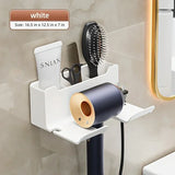 Shelf for Bathroom Dryer Cradle Wall Shelves Hair Dryer Holder Hairdryer Shower Organizer Box Toilet Blower Holder BathroomStuff