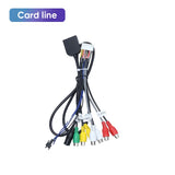 MAMSM Microphone 4G Card Fan USB GPS Rear View Camera RCA Output AUX SIM Slot Radio Converter 16PIN Power Cable For Car Radio