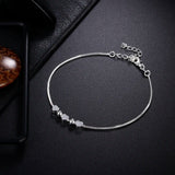 Fine 925 sterling silver Chain Stars Bracelets for women Charms fashion designer party Jewelry Holiday Wedding Gifts 