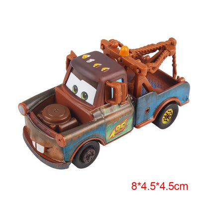 Disney Pixar Cars 3 2 Metal Diecast Car Toy Lightning McQueen Queen of England Fritter Miss For Kids Boy Birthday Toy Car Gifts
