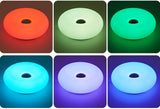 Bauhaus table lamp USB plug bedroom bedside lamp living room dining room decoration donut ambient light (Not glass)