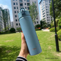 Tyeso 600/750ML Stainless Steel Thermo Bottle Car Thermal Cup Sports Water Bottles Keep Cold and Hot Vacuum Flasks Insulated Cup