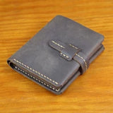 Luxury Handmade 100% Genuine Leather Men Wallet Purse Short Money Clip with Coin Pocket Male Money Bag Multi-Card Wallet Vintage
