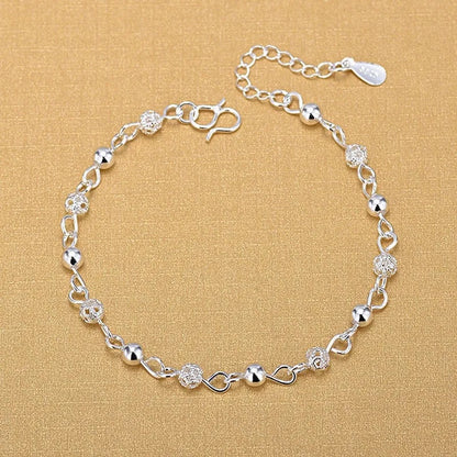 Fashion 925 Sterling Silver Bracelets For Women Luxury Original Designer Hollow Lantern Ball Charm Bracelets Beautiful Jewelry