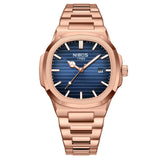 NIBOSI Brand Mens Watches Quartz Movement Watch Luxury Stainless Steel Calendar Waterproof Sport Simple Wristwatches for Man