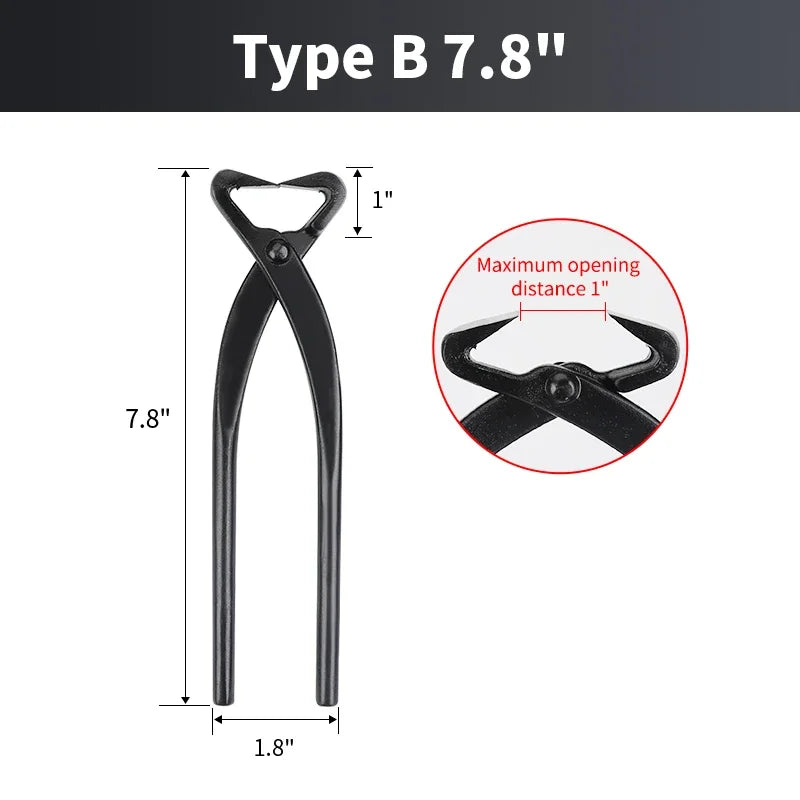 Onnfnag Profissional Root Cutter Bonsai Cutter Concave Edge Scissors Steel Bonsai Tools for Pruning Bonsai Tree Brunches Knots