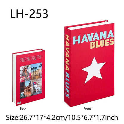 Travel Series Fake Book Decoration Coffee Table Living Room Fashion Fake Book Storage Box Decor Model Room IBIZA CAPRI