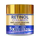 Retinol & Collagen Face Cream 60g, Anti-Aging Firming Moisturizer with Hyaluronic Acid, Fast Delivery