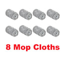 Flat Squeeze Mop with Bucket, Wringing Floor Cleaning, Microfiber Pads, Wet or Dry Use on Laminate Wood, Free Hand 