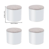 Table Leg Heightening Pad, preto, branco Shape, redondo, quadrado, silencioso, resistente ao desgaste, protege o chão, carbono, steelfelt, EVA, 4pcs
