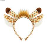 Kids Giraffe Cosplay Costume Set Animal Ears Tail Bow Tie Tutu Skirt Fancy Adult Child Props Halloween Party Carnival Birthday