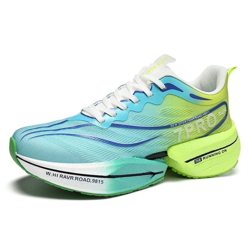 Men's Running Shoes Breathable Comfortable Outdoor Sports Shoes Fashionable Thick Soled Casual Tennis Shoes for Men