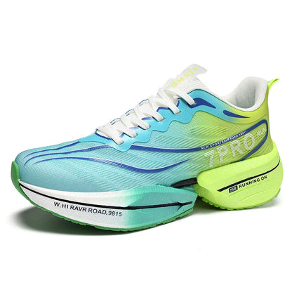Men's Running Shoes Breathable Comfortable Outdoor Sports Shoes Fashionable Thick Soled Casual Tennis Shoes for Men