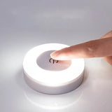 Luz Noturna LED com Sensor de Toque e Economia de Energia – Recarregável via USB, Magnética e Portátil – Ideal para Quartos e Corredores