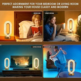 3D Crystal Touch Control LED Night Light for Kids Bedroom - USB Rechargeable Color Changing Square Star Moon Shapes Lamp