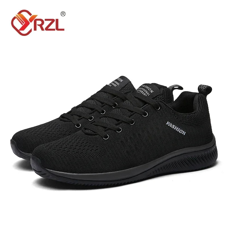 Zapatillas deportivas YRZL para hombre, ligeras, deportivas, clásicas, de malla, transpirables, informales, antideslizantes, a la moda